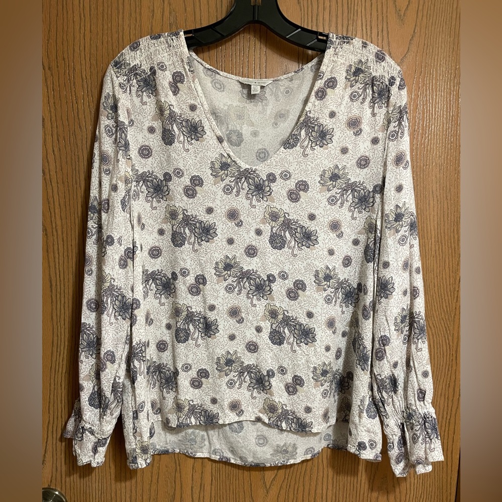 Lucky Brand Floral Blouse